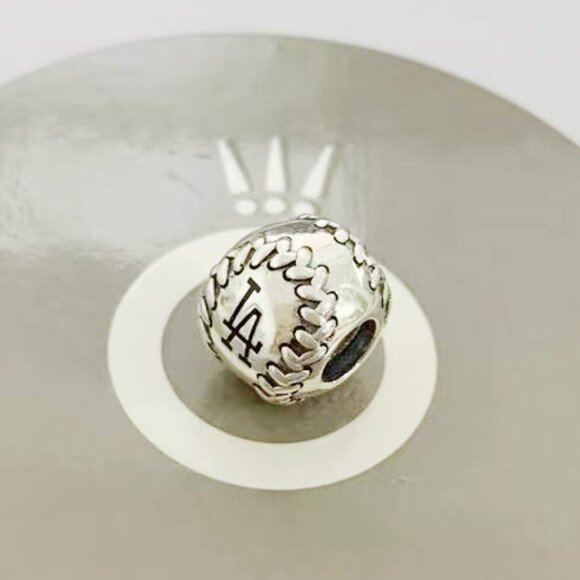 Pandora Los Angeles Dodgers Baseball Charm - Picture 1 of 3